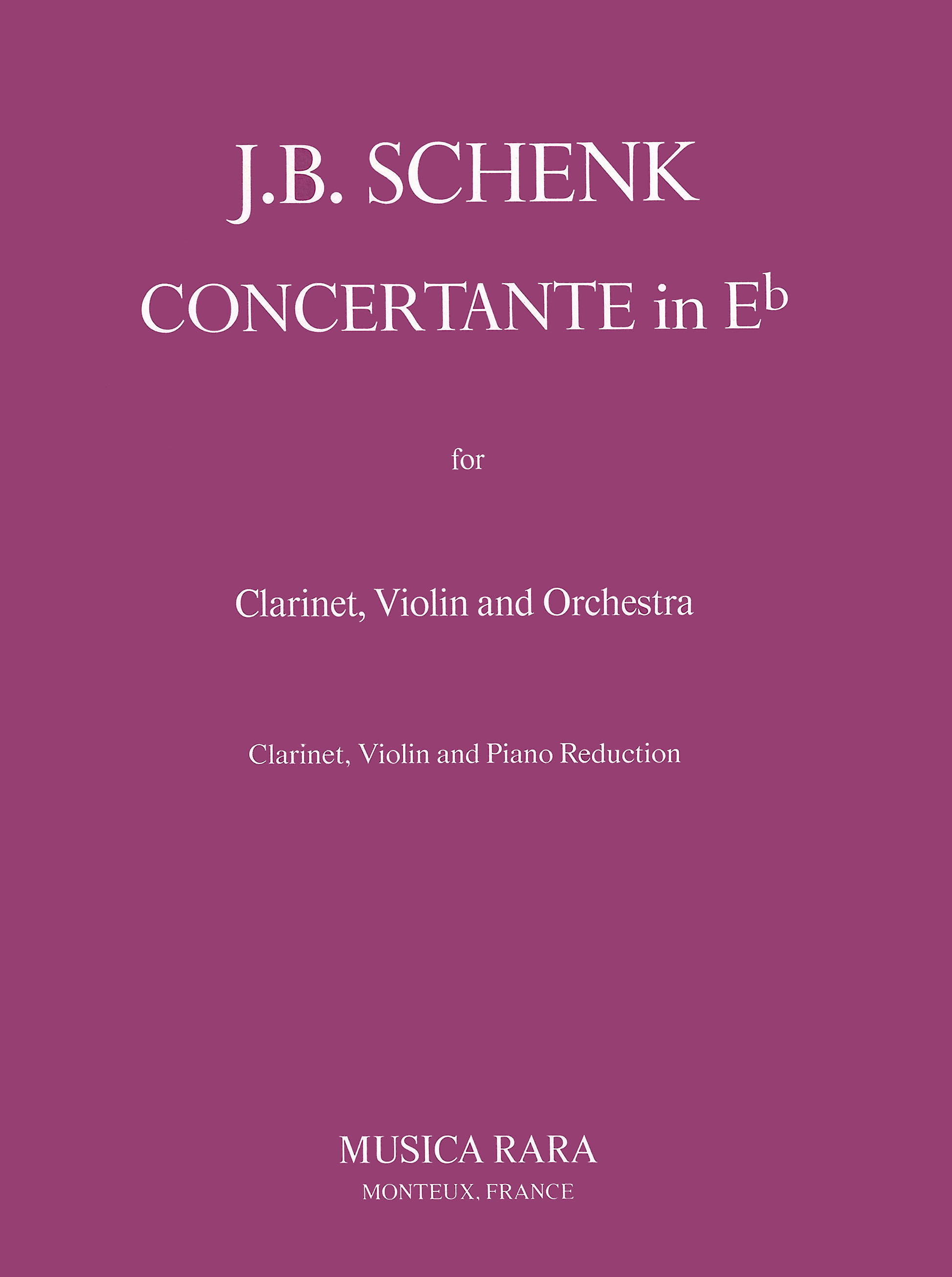 Vorderes Coverbild Concertante in Es