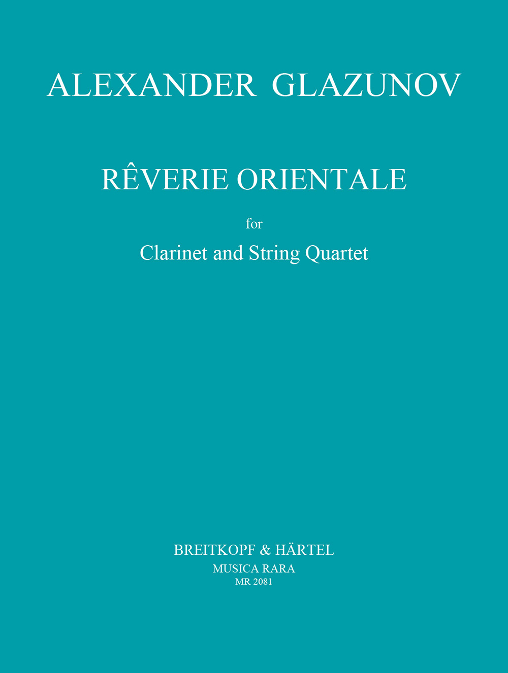 Vorderes Coverbild Reverie orientale