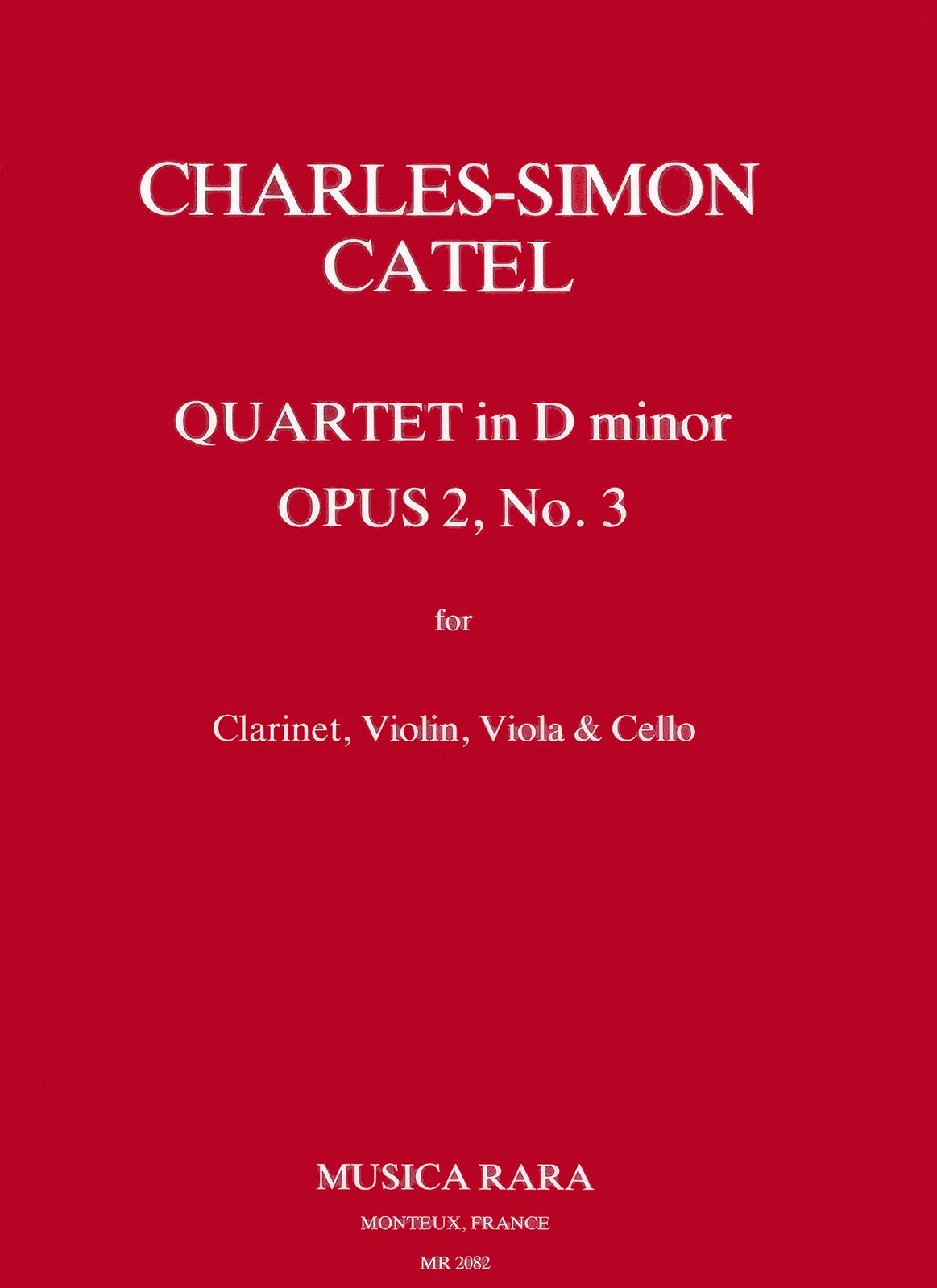 Vorderes Coverbild Quartett in d op. 2/3