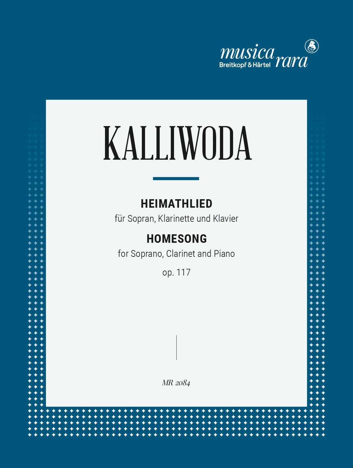 Vorderes Coverbild 'Heimathlied' op. 117