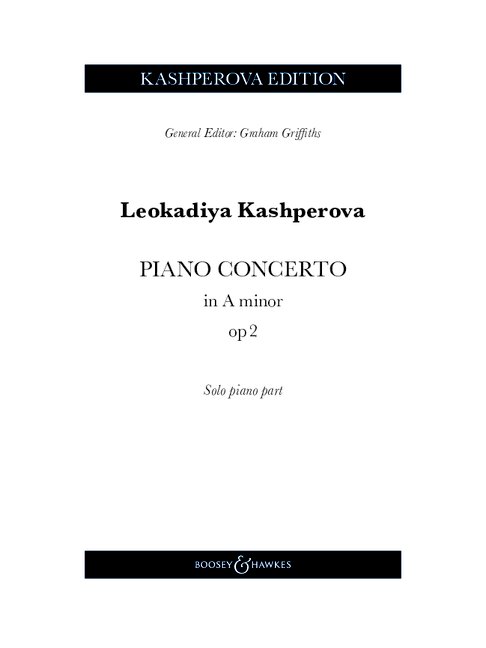 Vorderes Coverbild Piano Concerto in A minor op. 2