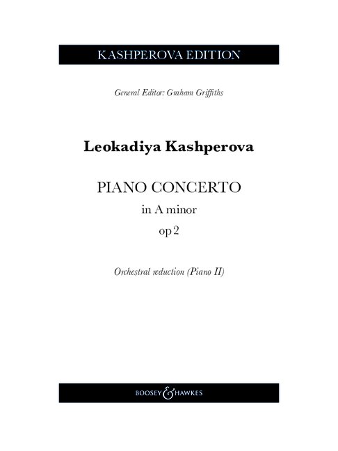 Vorderes Coverbild Piano Concerto in A minor op. 2