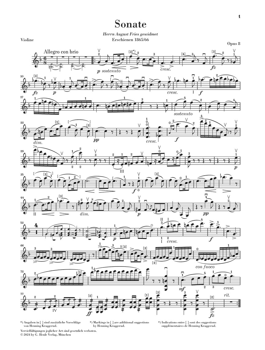 Anderes Coverbild Sämtliche Werke für Violine und Klavier