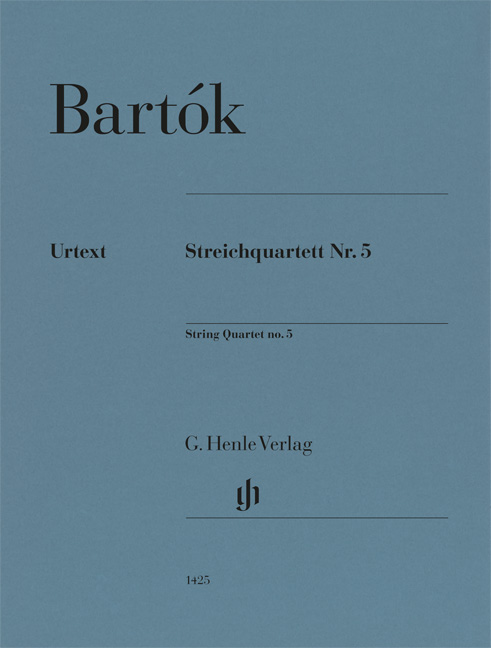 Vorderes Coverbild Streichquartett Nr. 5 Sz 102