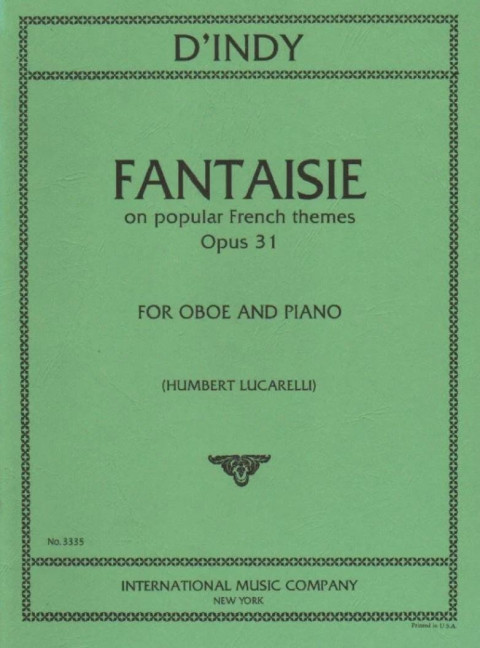 Vorderes Coverbild Fantasie op. 31 