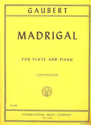 Vorderes Coverbild Madrigal 