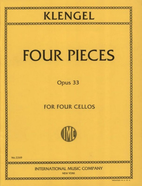 Vorderes Coverbild Four Pieces op. 33 