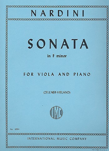 Vorderes Coverbild Sonata F minor 