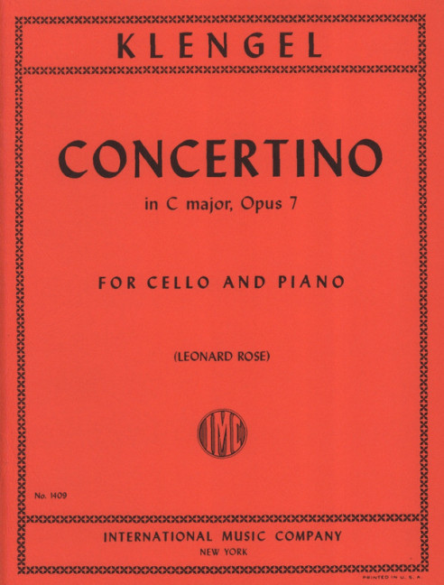 Vorderes Coverbild Concertino C major op. 7 