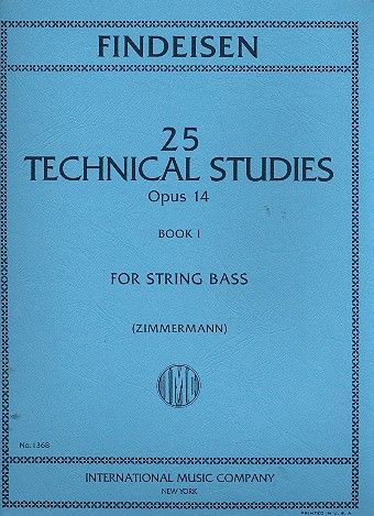 Vorderes Coverbild 25 Technical Studies Volume 1 op. 14 Vol. 1