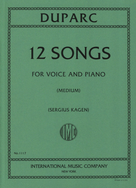Vorderes Coverbild 12 Songs 
