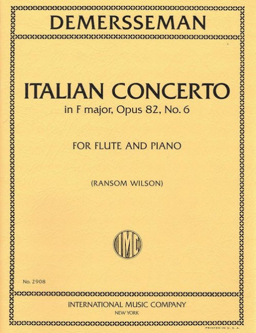 Vorderes Coverbild Italian Concerto op. 82/6 