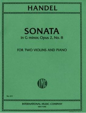 Vorderes Coverbild Sonata in G minor op.2/8 