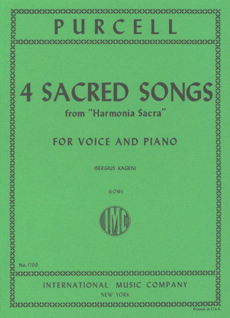 Vorderes Coverbild 4 Sacred Songs 