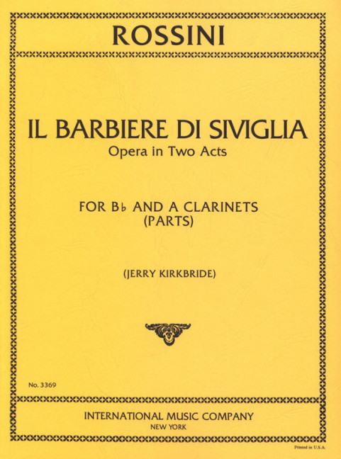 Vorderes Coverbild Il Barbiere di Siviglia 