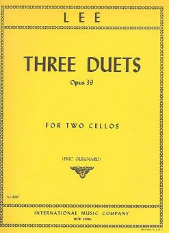 Vorderes Coverbild Three Duets op. 39 