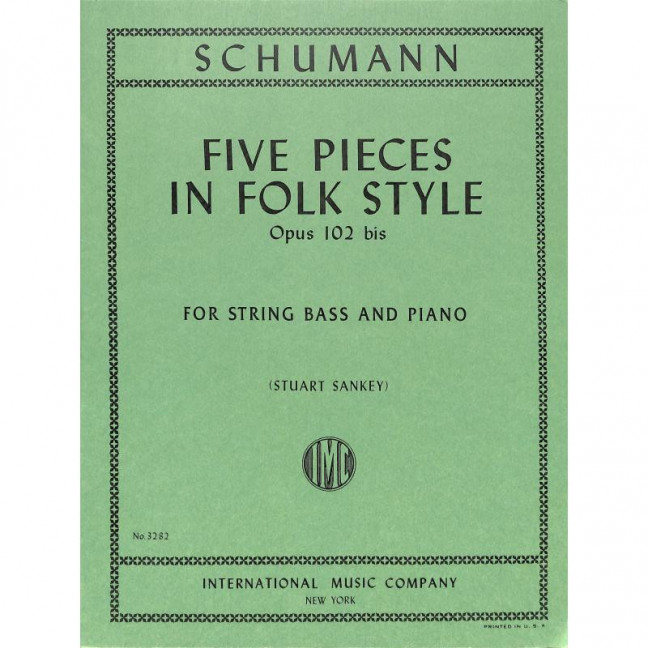 Vorderes Coverbild Five Pieces in Folk Style op. 102 