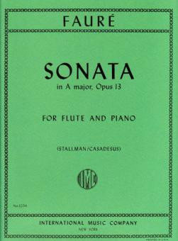 Vorderes Coverbild SONATA Amaj Op13 Fl Pft 