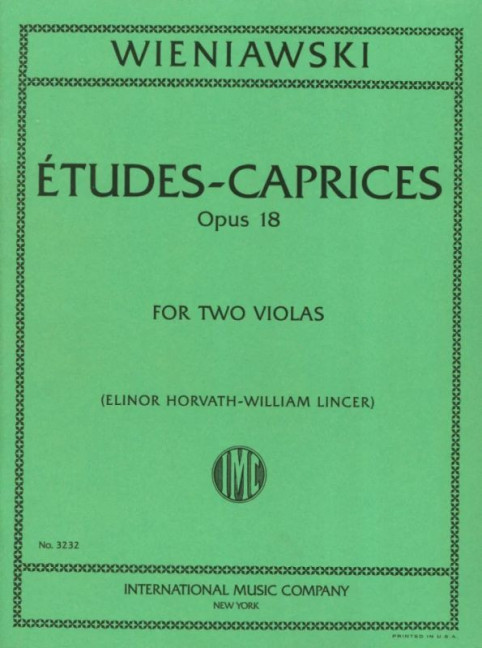 Vorderes Coverbild Etudes-Caprices op.18 