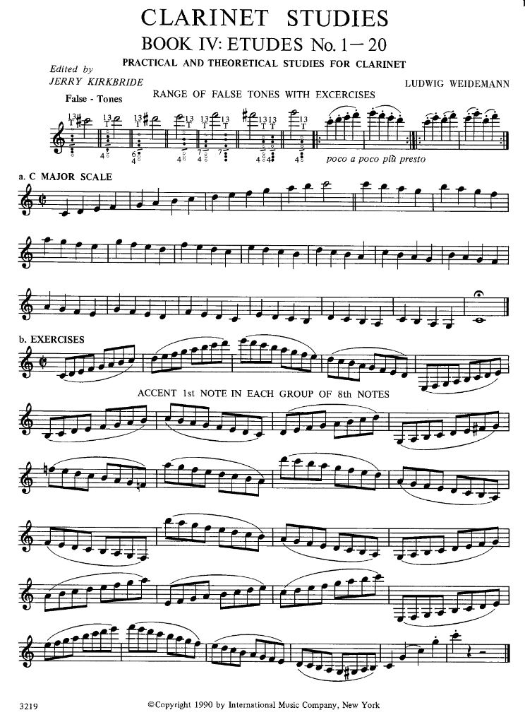 Anderes Coverbild Clarinet Studies Book 4 Book 4