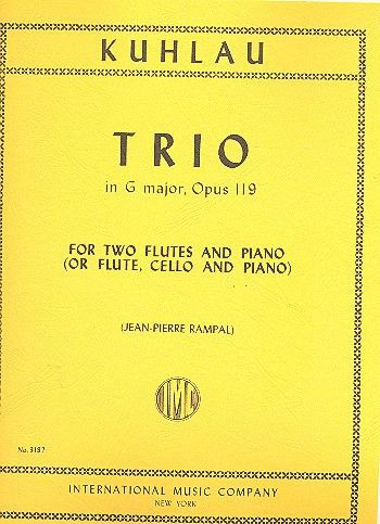 Vorderes Coverbild Trio G major op. 119 