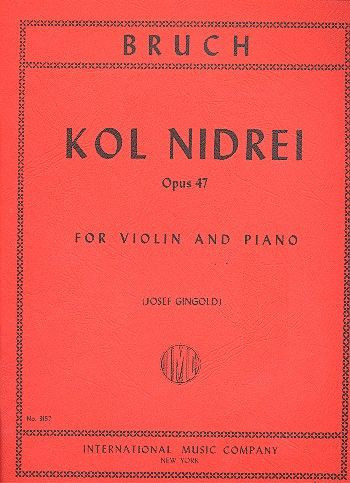 Vorderes Coverbild Kol Nidrei op.47 