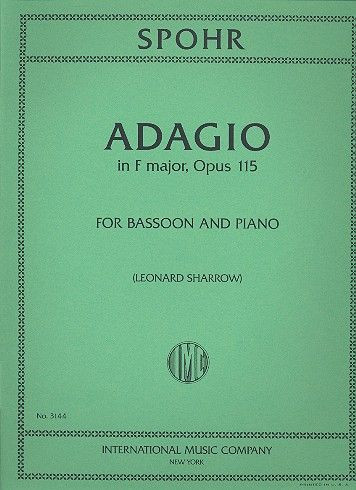 Vorderes Coverbild Adagio F major op. 115 