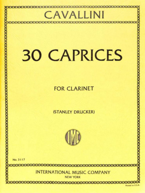 Vorderes Coverbild 30 Caprices 