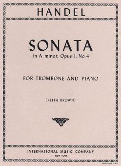 Vorderes Coverbild SONATA A Min OP1/4 Trom Pft 
