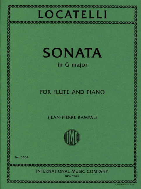 Vorderes Coverbild Sonata in G major 