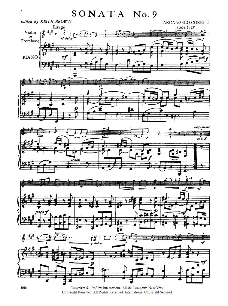 Anderes Coverbild Sonata No. 9 in A Major 