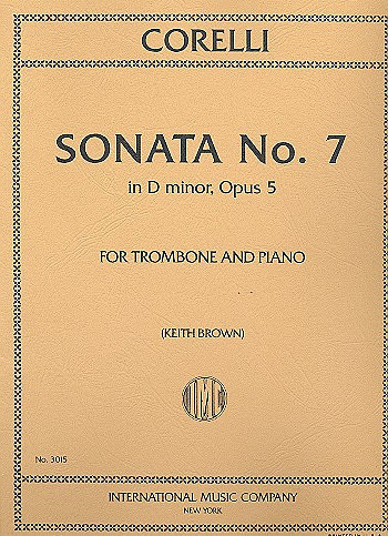 Vorderes Coverbild Sonata No. 7 in D Minor op. 5 