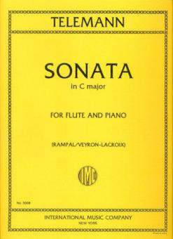 Vorderes Coverbild SONATA C Maj Fl Pft Red 