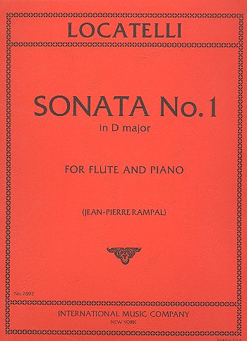 Vorderes Coverbild Sonata No. 1 in D major 