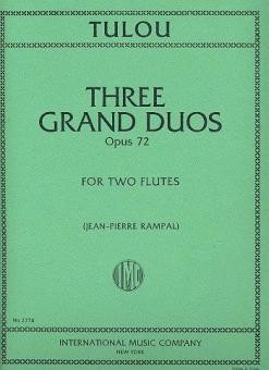 Vorderes Coverbild Three Grand Duos op. 72 