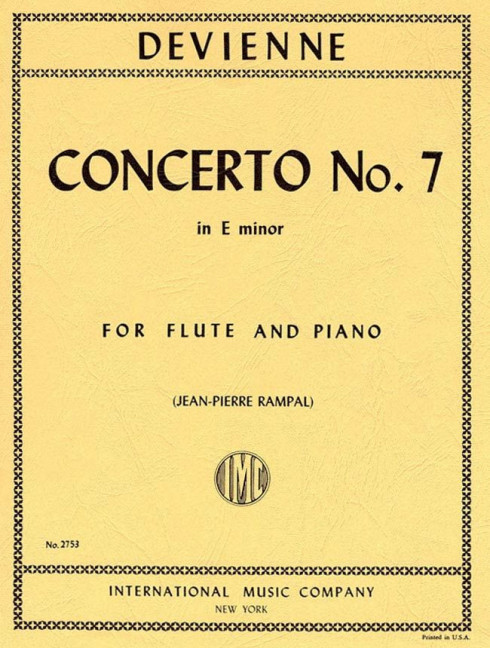Vorderes Coverbild Concerto No. 7 E minor 