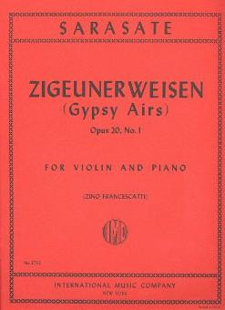 Vorderes Coverbild Zigeunerweisen op.20/1 