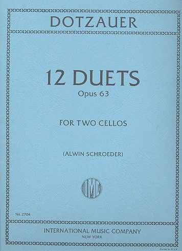 Vorderes Coverbild Twelve Duets op. 63 