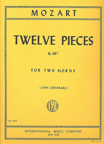 Vorderes Coverbild 12 Pieces KV 487 