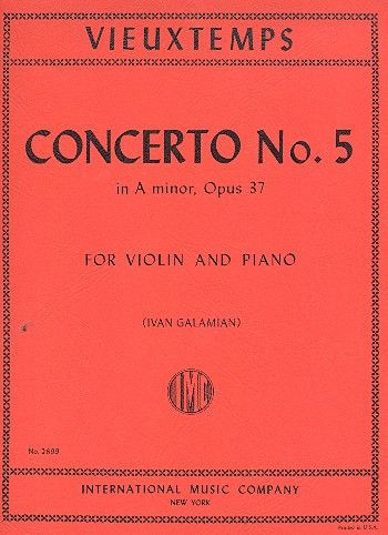 Vorderes Coverbild Violin Concerto No.5 A minor op.37 