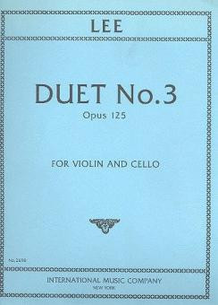 Vorderes Coverbild Duet No.3 B flat major op. 125 