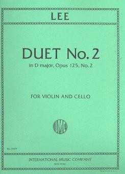 Vorderes Coverbild Duet No. 2 D major op. 125 