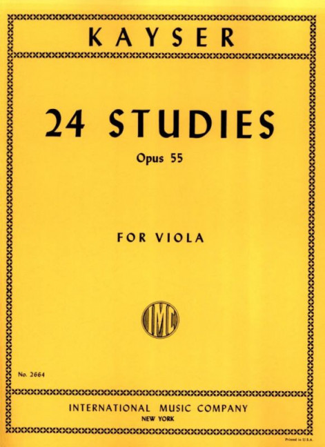 Vorderes Coverbild 24 Studies op.55 