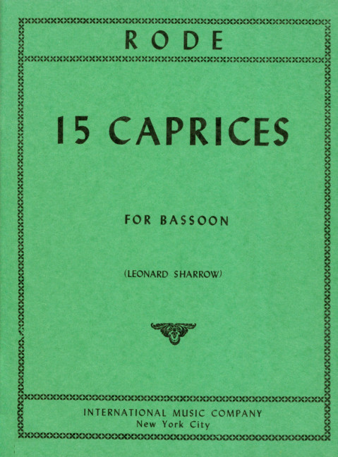 Vorderes Coverbild 15 Caprices 