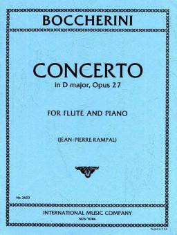Vorderes Coverbild CONCERTO Dmaj OP27 Fl Pft.Red 