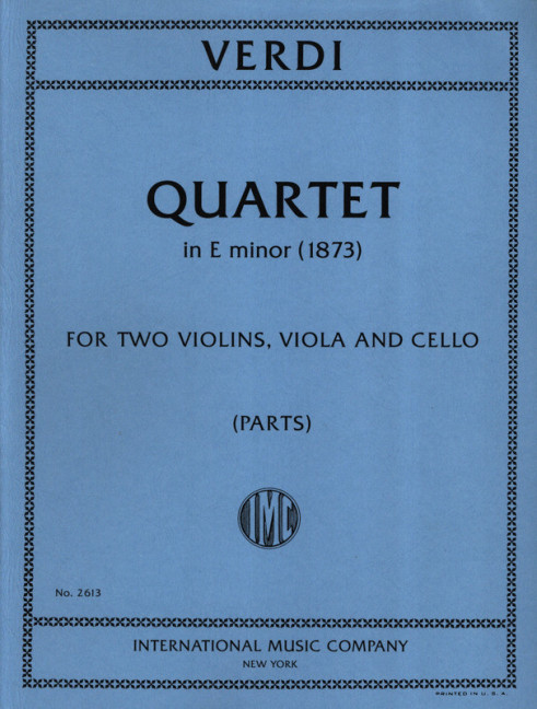 Vorderes Coverbild Quartet in E minor 