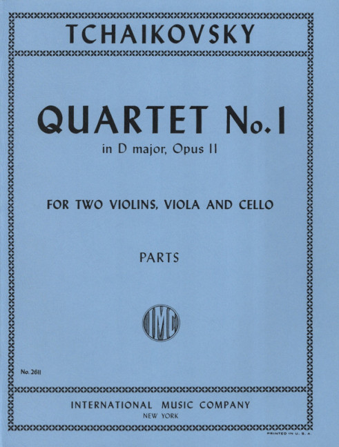 Vorderes Coverbild Quartet No. 1 in D major op. 11 