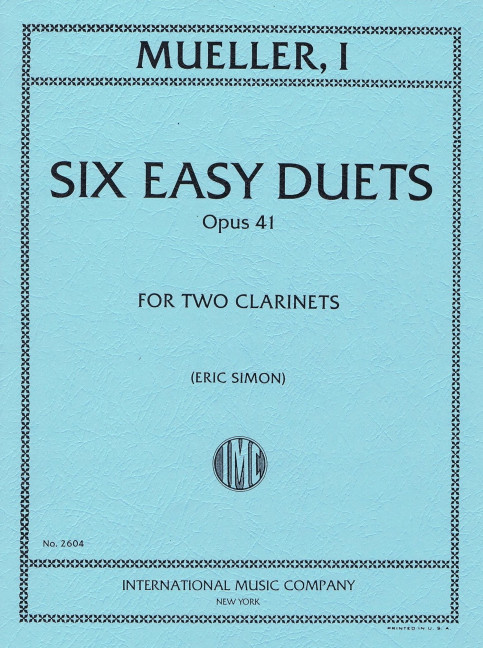 Vorderes Coverbild 6 Easy Duets op. 41 
