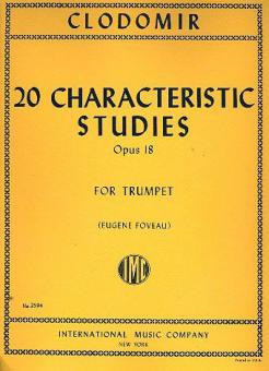 Vorderes Coverbild 20 Characteristic Studies op. 18 