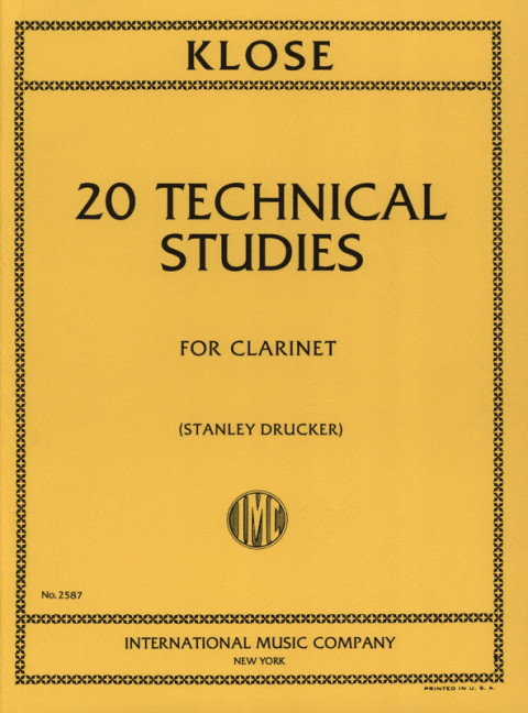 Vorderes Coverbild 20 Technical Studies 